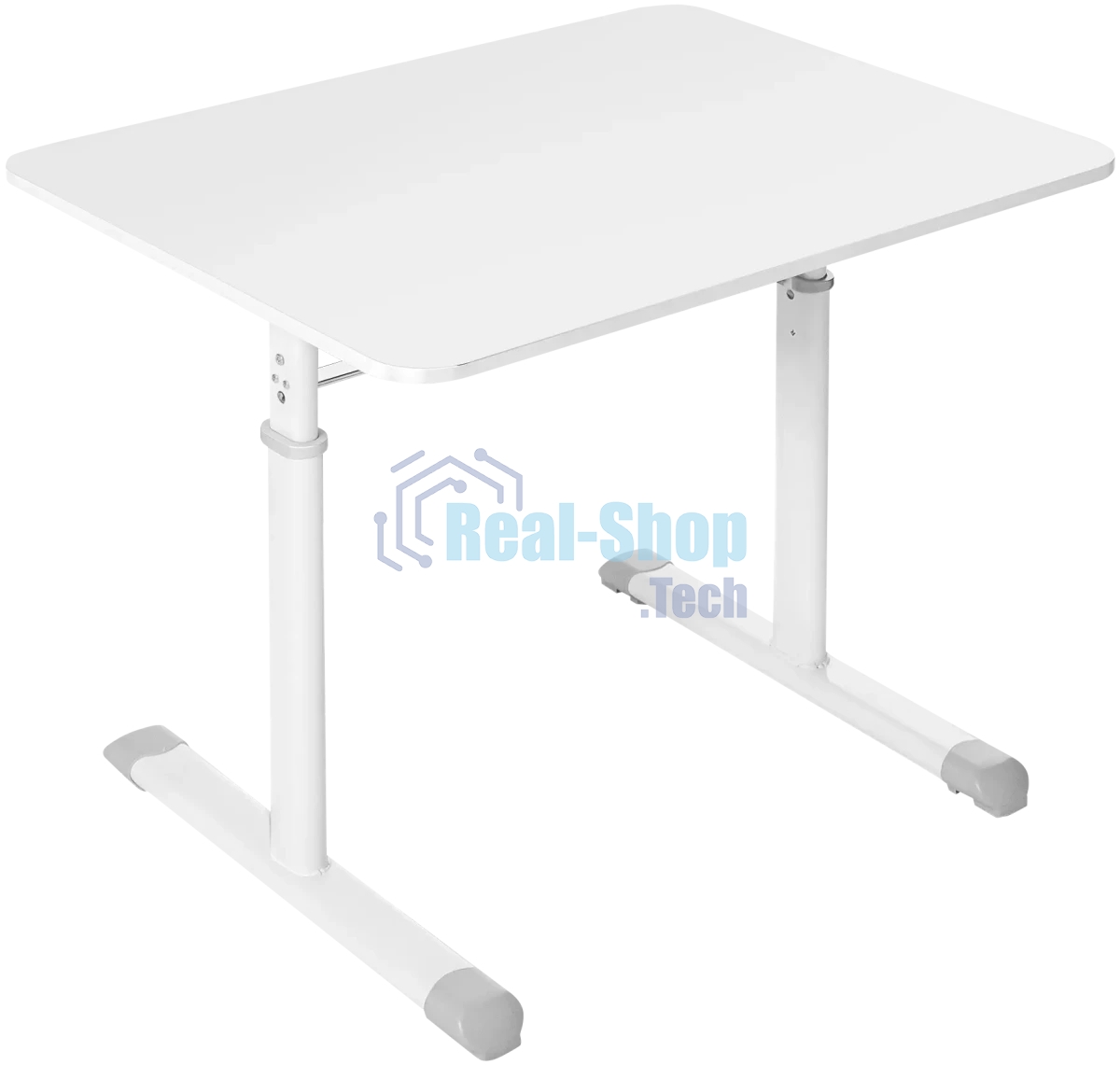 Стол офисный Defender Legend белый, 80x60 см, в63-86 см, ручной.