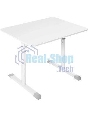 Стол офисный Defender Legend белый, 80x60 см, в63-86 см, ручной.