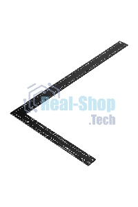 Угольник Denzel 400 х 600 мм, алюминиевый, лазерная гравировка