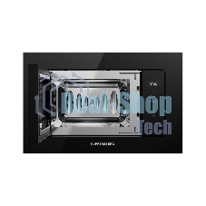 Встраиваемая микроволновая печь Kuppersberg HMW 622 B, ВхШхГ 390х595х315, объем 20 л, мощность 800 Вт, 5 уровней мощности, гриль, 6 автоматических программ, размораживание, сенсорное управление, черный