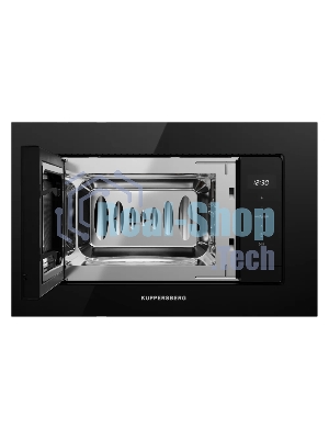 Встраиваемая микроволновая печь Kuppersberg HMW 622 B, ВхШхГ 390х595х315, объем 20 л, мощность 800 Вт, 5 уровней мощности, гриль, 6 автоматических программ, размораживание, сенсорное управление, черный