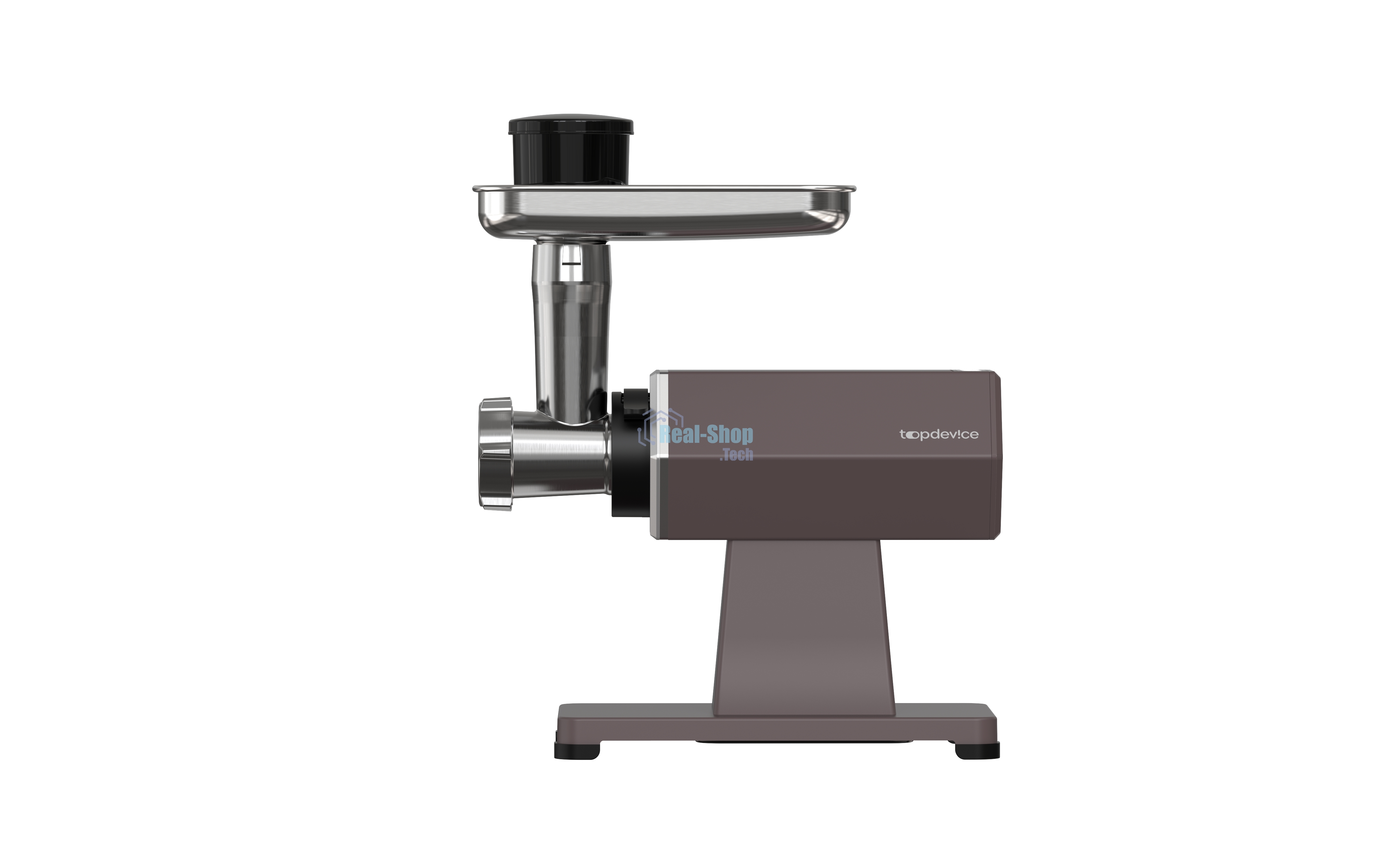 Мясорубка электрическая Topdevice TDMG101 капучиновый, 2000 Вт, 3 кг/мин, реверс, защита от перегрузки, насадки - 10