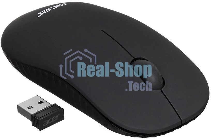 Комплект клавиатура+мышь Acer OKR030 беспроводной, USB, 1200 DPI, чёрный