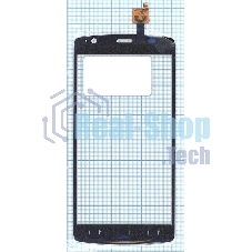 Сенсорное стекло (тачскрин) для ZTE Blade L5 Plus, белое