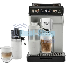 Кофемашина автоматическая DeLonghi Eletta Explore ECAM450.65.S серебристый, исп. кофе - зерновой/молотый, 1.8 л, 1450 Вт, 19 бар