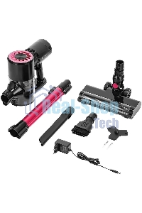 Пылесос Kitfort КТ-5291 300Вт черный/розовый