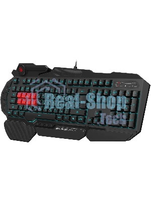Клавиатура A4Tech Bloody B318 черный USB Multimedia Gamer LED (подставка для запястий)