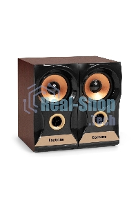 Акустическая система 2.0 ExeGate Maestro SPS-590 (Активная, питание 220В, 2х3Вт, 30-18000Гц, темное дерево, Color Box)