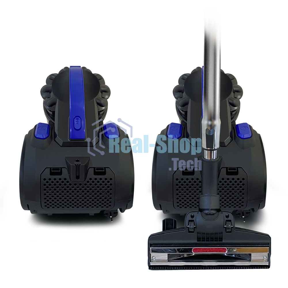 Пылесос VS435 циклонный черный/синий