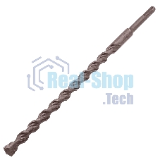 Бур по бетону Denzel двойная спираль, Cobalt W-tip, 16x310 мм, SDS PLUS