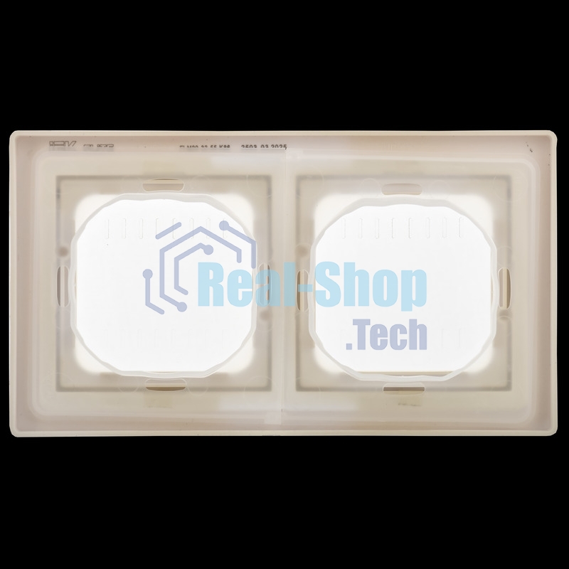Рамка 2-местная IP55 Рпро-2-55-ФлСл сливочный FLITE