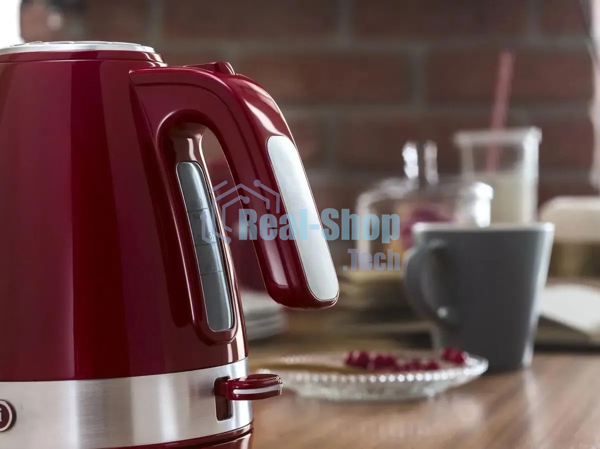 Чайник электрический DeLonghi KBLA2001.R 1.7 л, 2000 Вт, красный