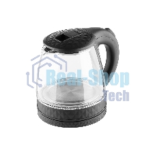 Чайник электрический Homestar HS-1053 1.2л. стекло, пластик, черный