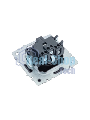 Розетка 1-местная IEK BRITE РС14-1-0-БрЧ (BR-R14-16-K02) с заземлением, с защитными шторками, 16А, черный