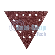 Треугольник шлифовальный PATRIOT на липучке, 285мм, 12 отверстий, Р40, 10 шт