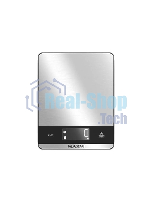 Весы кухонные Maxvi KS121S серебристый