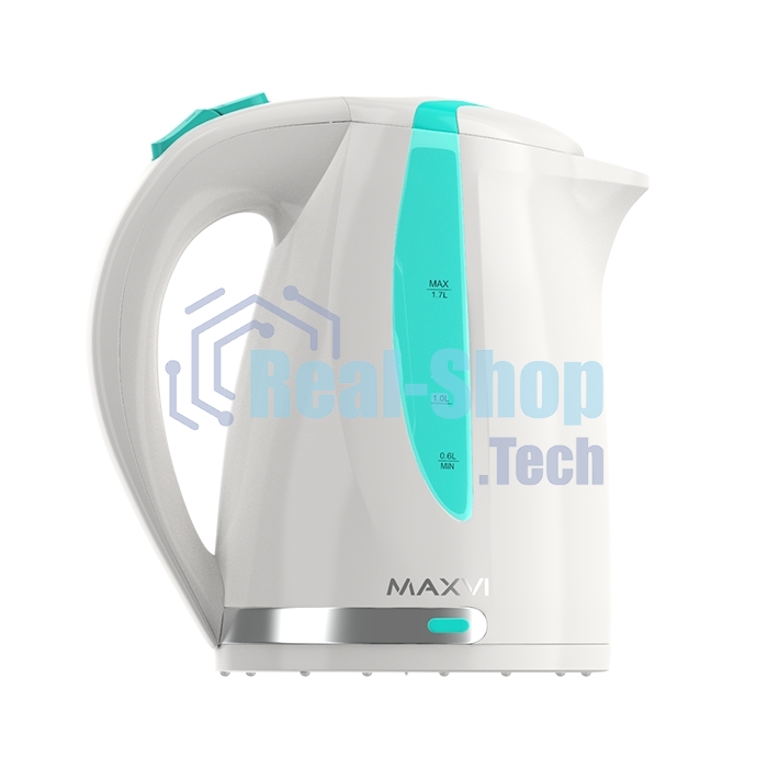 Чайник электрический Maxvi KE1701P белый-green