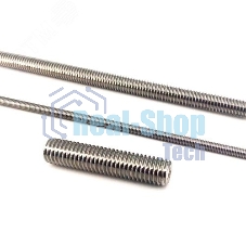 Шпилька Крепдил DIN 976-1 М10х1000 резьбовая покрытие цинк