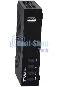 Ресивер DVB-T2 Starwind CT-220 черный