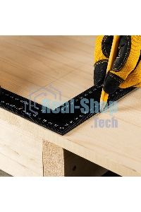 Угольник Denzel 400 х 600 мм, алюминиевый, лазерная гравировка