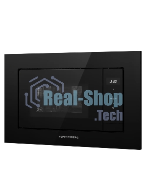 Встраиваемая микроволновая печь Kuppersberg HMW 622 B, ВхШхГ 390х595х315, объем 20 л, мощность 800 Вт, 5 уровней мощности, гриль, 6 автоматических программ, размораживание, сенсорное управление, черный