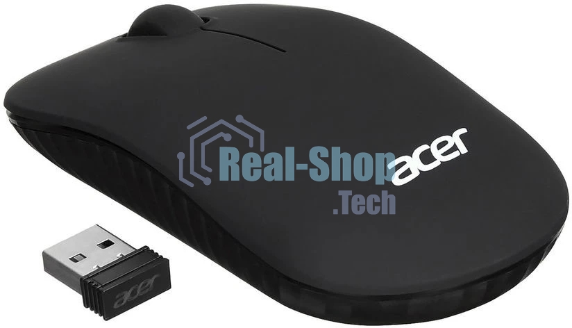 Комплект клавиатура+мышь Acer OKR030 беспроводной, USB, 1200 DPI, чёрный