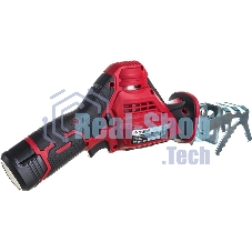 Пила сабельная. Зубр 12В, 1 АКБ (2А·ч), в коробке, СПЛ-125-21