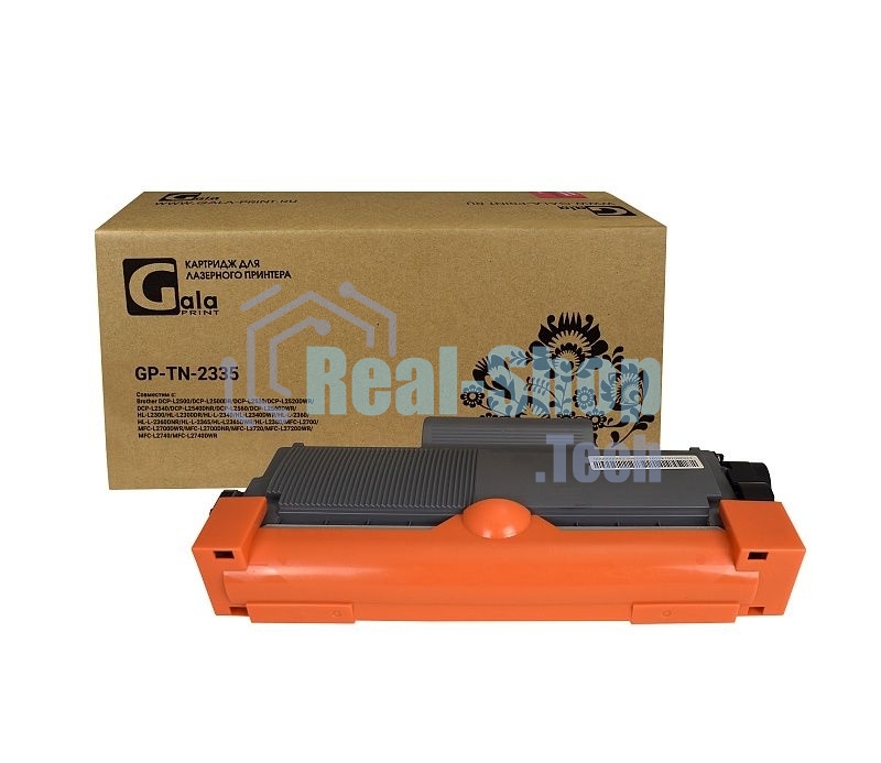 Картридж лазерный совместимый GalaPrint GP-TN-2335 для принтеров Brother DCP-L2500/DCP-L2500DR/DCP-L2520/DCP-L2520DWR/DCP-L2540/DCP-L2540DNR/DCP-L2560/DCP-L2560DWR/HL-L2300/HL-L2300DR/HL-L-2340/HL-L2340DWR/HL-L-2360/HL-L-2360DNR/HL-L-2365/HL-L2365DWR/HL-L2380/MFC-L2700/MFC-L2700DWR/MFC-L2700DNR/MFC-L2720/MFC-L2720DWR/MFC-L2740/MFC-L2740DWR, 1200 копий