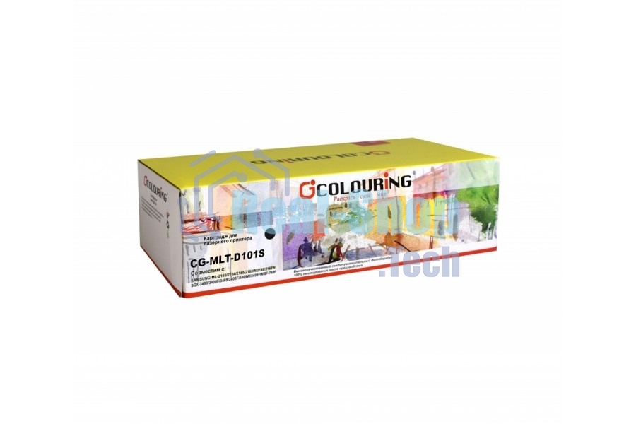 Картридж лазерный Colouring CG-MLT-D101S черный (1500 стр.) для принтеров Samsung ML2161/2156/2160W/2165W/2167/2168W SCX3400/3405/3407/3400F/3405F/3400FW/3405W/F760P/760 (для аппаратов, выпущенных до 01.07.2017)