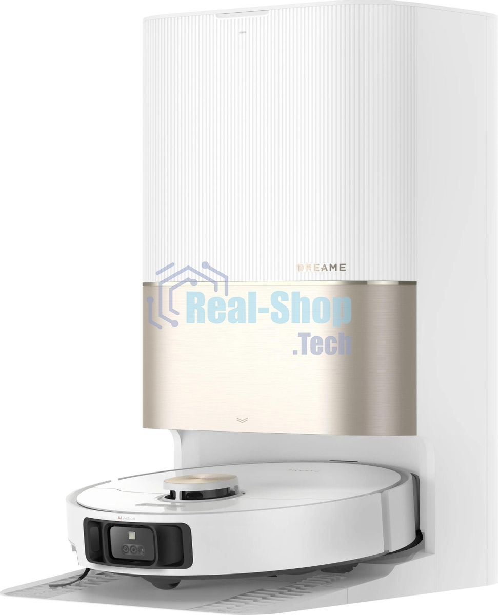 Робот-пылесос DREAME X40 Ultra Complete, 200Вт, белый/золотистый
