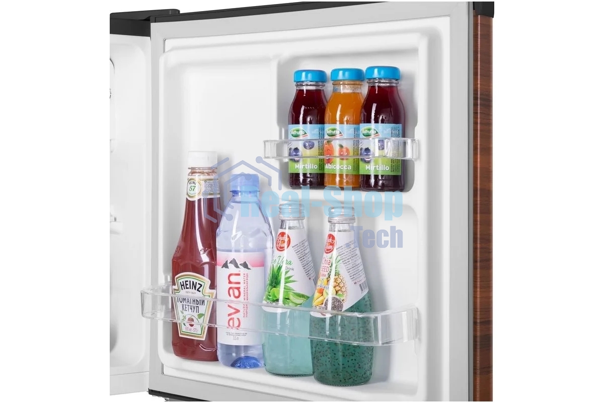 Холодильник Maunfeld MFF50WD дерево/черный мат. однокамерный 46л