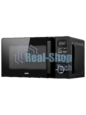 Микроволновая печь BBK 20MWS-723T/B черный, 20 л, 700 Вт, переключатели - тактовый/кнопки