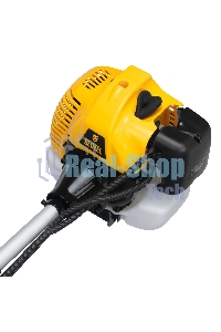 Триммер бензиновый Denzel DT-43E, 43 см3, неразъемная штанга, электростартер, состоит из 2 частей