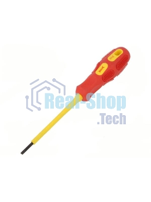 Отвертка шлицевая диэлектрическая 2.5х75мм BM BM-1112