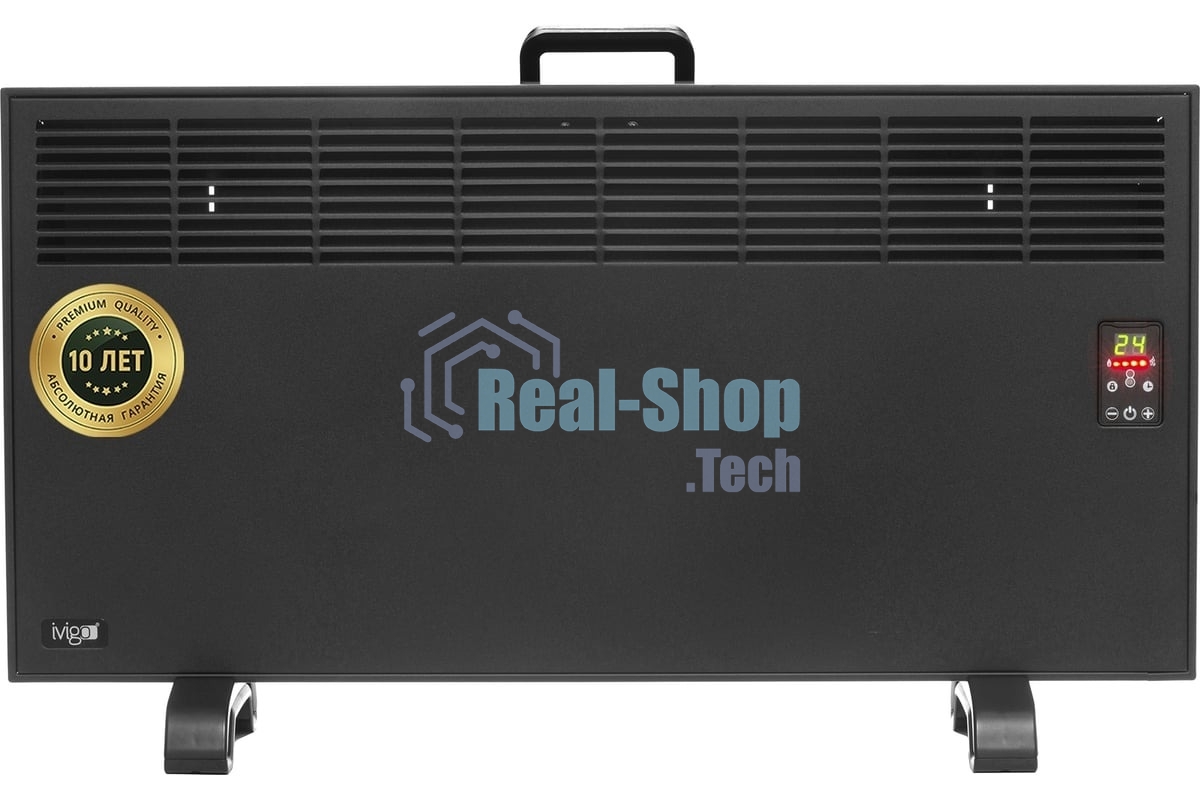 Электрический конвектор iVigo EPK4590E25 2500Вт черный матовый