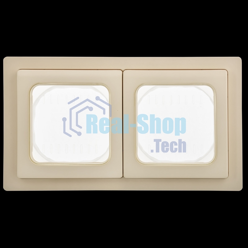 Рамка 2-местная IP55 Рпро-2-55-ФлСл сливочный FLITE