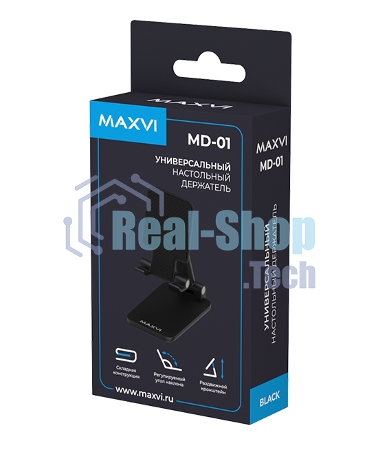 Настольный держатель Maxvi MD-01 черный