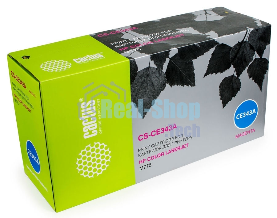 Картридж лазерный Cactus CS-CE343A пурпурный (16000 стр.) для HP Color LaserJet M775