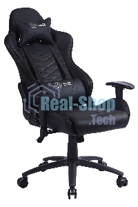 Кресло игровое Cactus CS-CHR-0099BL черный сиденье черный эко.кожа с подголов. крестовина металл пластик черный