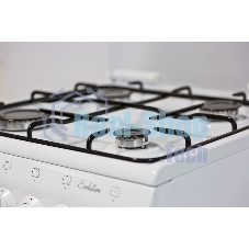 Плита газовая De Luxe 5040.36Г (КР) белый, конфорок 4 шт, духовка 43 л, 50 см x 85 см x 50 см