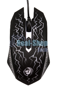 Мышь проводная Dialog Gan-Kata MGK-08U черный, 1600 dpi, USB, кнопки - 4