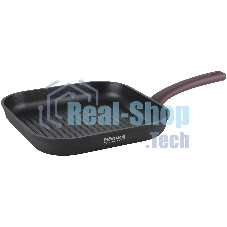 Сковорода-гриль Rondell Fest RDA-1525 квадратная 26 см, покрытие: Xylan Plus ручка несъемная (без крышки) черный