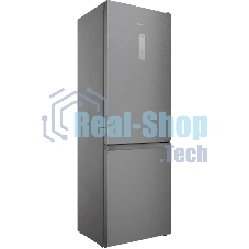 Холодильник Hotpoint HT 5180 MX нержавеющая сталь/серебристый двухкамерный 220/78 л морозилка снизу, No Frost