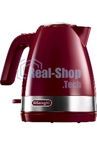 Чайник электрический DeLonghi KBLA2001.R 1.7 л, 2000 Вт, красный