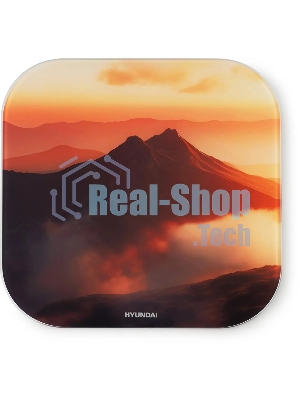 Весы напольные электронные Hyundai H-BS03981 макс.180кг оранжевый