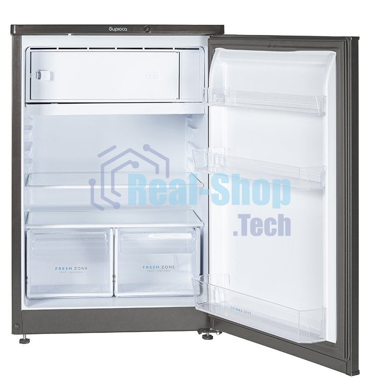 Холодильник Бирюса W508 графит однокамерный 116/34л морозилка сверху