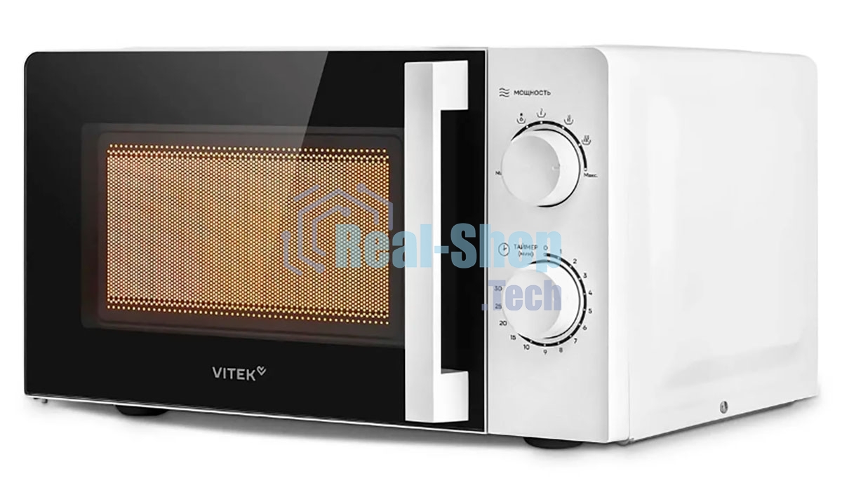 Микроволновая печь Vitek VT-MW0120 20л. 700Вт белый/серебристый