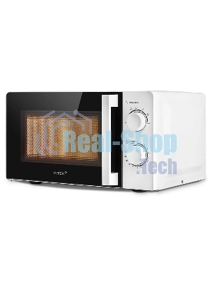 Микроволновая печь Vitek VT-MW0120 белый/серебристый, 20 л, 700 Вт, переключатели - поворотный механизм