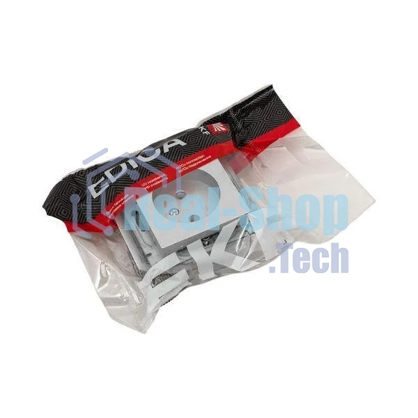 Розетка EKF UP1-SOA-100 СП Эпика 16А без заземл. без шторок механизм алюм.