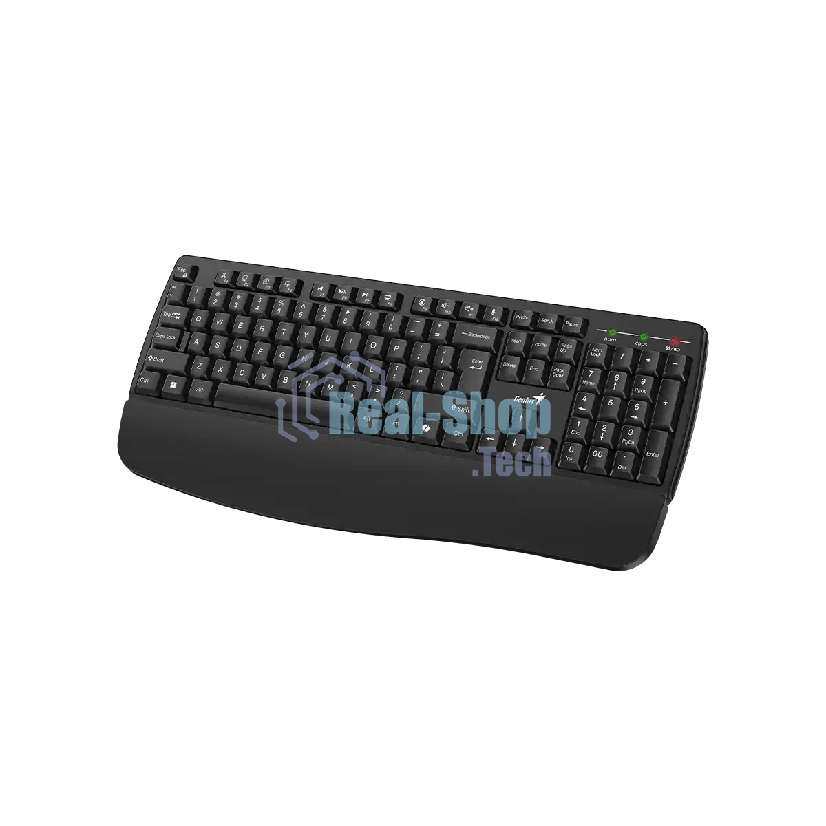 Клавиатура Genius KB-7123 беспроводная, радиоканал, чёрный